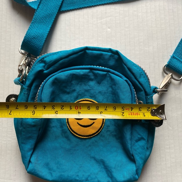 SOYATER Smiley Face Tirquise Crossbody bag Nylon - Picture 3 of 7